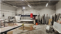 45 Degree Chamfer Automatic Stone Cutting Granite Marble Slabs