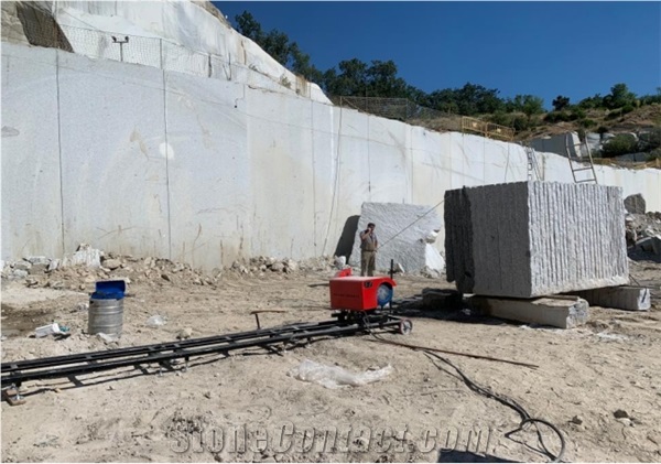 Automatic 18.5Kw/22Kw Portable Trimming Wire Stone Saw Machine