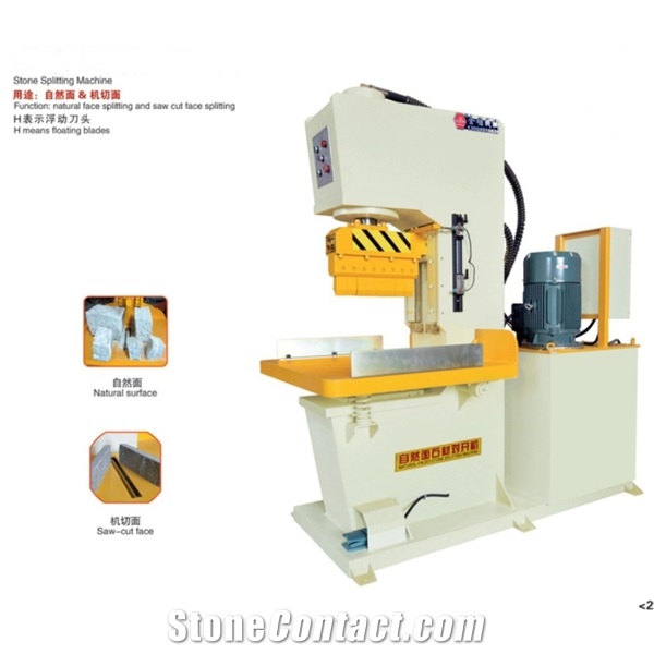 Natural Face Splitting And Stamping Machine Used Stone Scrap