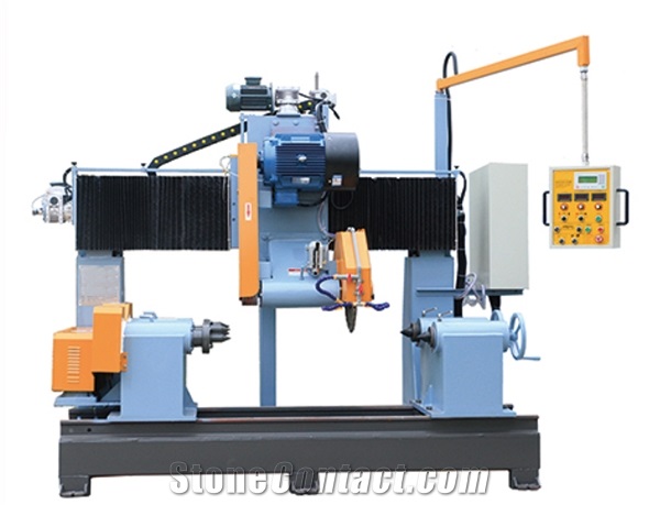 Stone Cutting Column Baluster Fountain Pillar Lathe Machine
