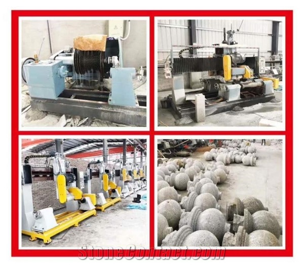 Stone Cutting Column Baluster Fountain Pillar Lathe Machine