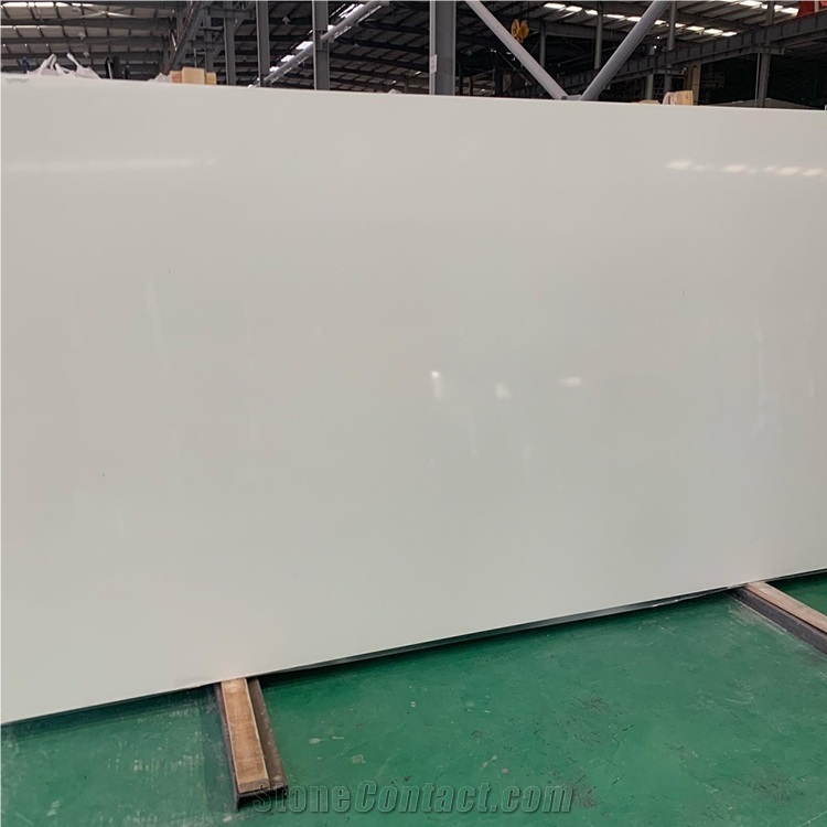 Artificial Pure White Quartz Slabs