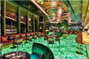 Green Agate Semiprecious Stone Slabs Tiles