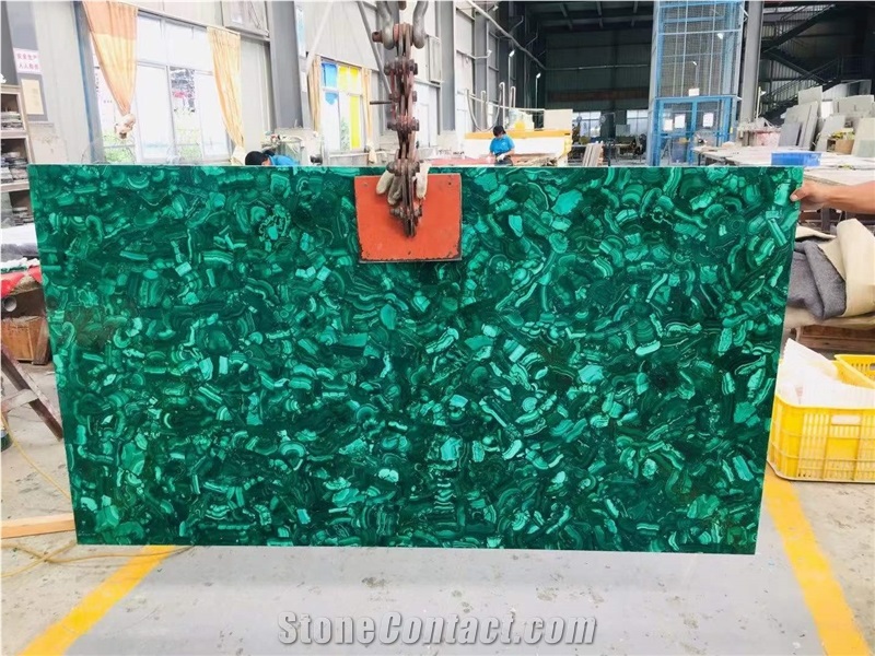 Green Malachite Semiprecious Stone