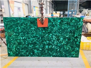 Green Malachite Semiprecious Stone
