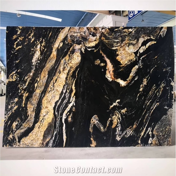 Cosmic Gold Natural Stone Granite Slabs
