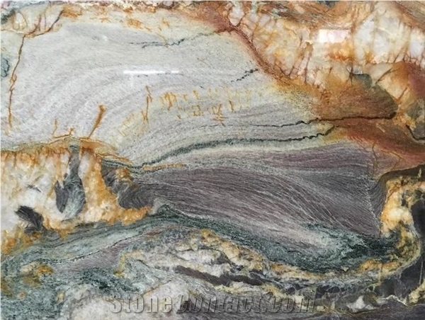 Luxury Macaubas Illusion Quartzite Slabs