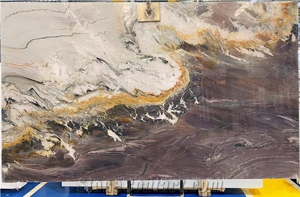 Luxury Macaubas Illusion Quartzite Slabs