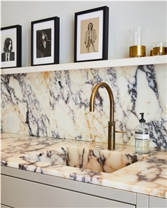 Natural Calacatta Viola Marble Slabs