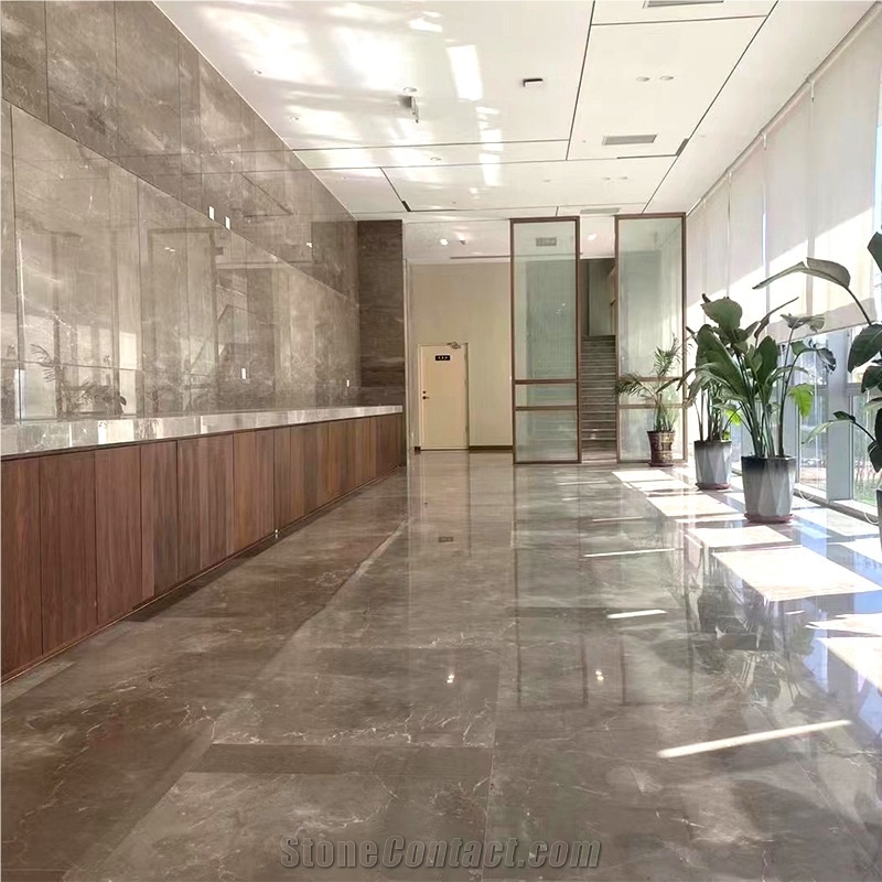 Natural Hermes Gray Marble Slabs