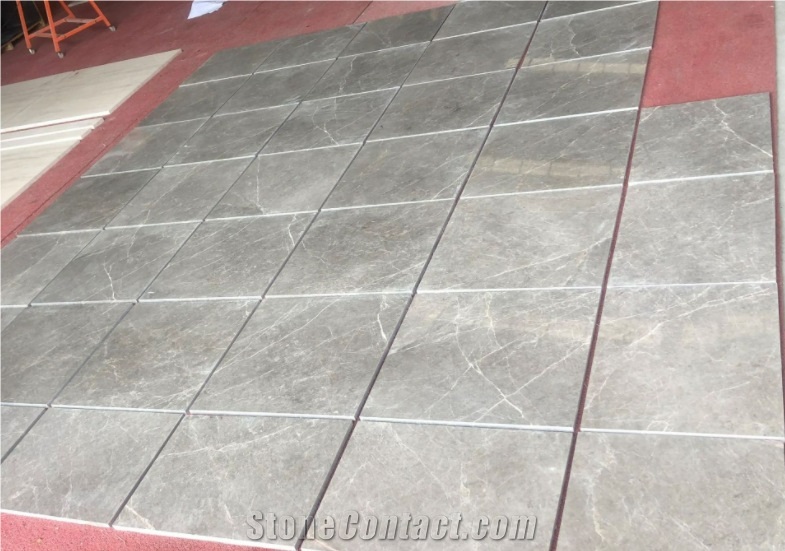 Natural Hermes Gray Marble Slabs