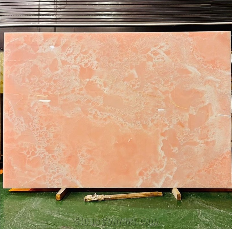 Natural Pink Onyx Slabs