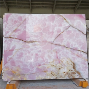 Natural Pink Onyx Slabs