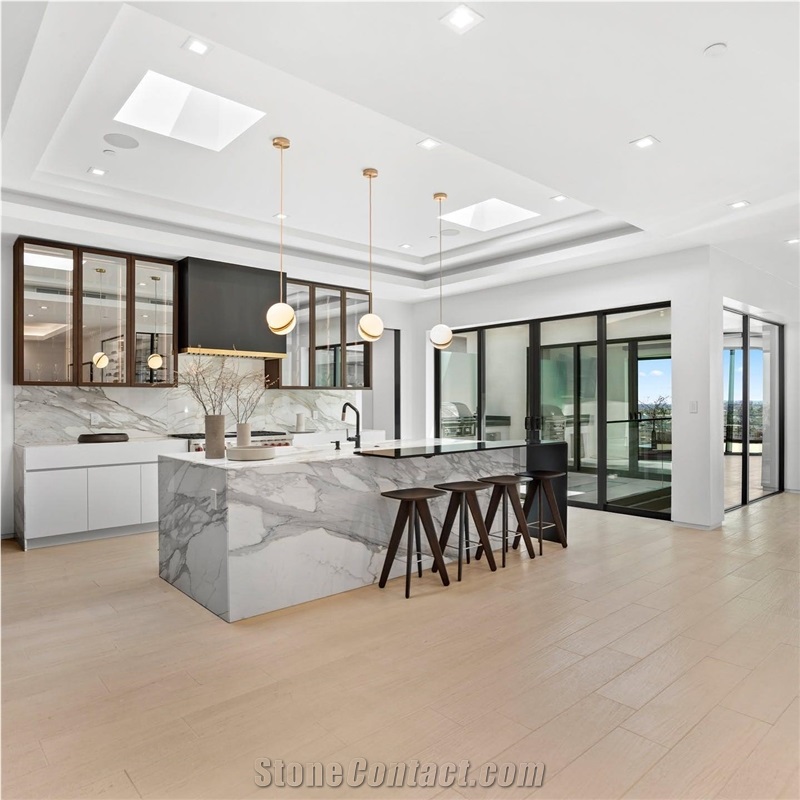 Stone Countertops Set Kitchen Cabinet Designs