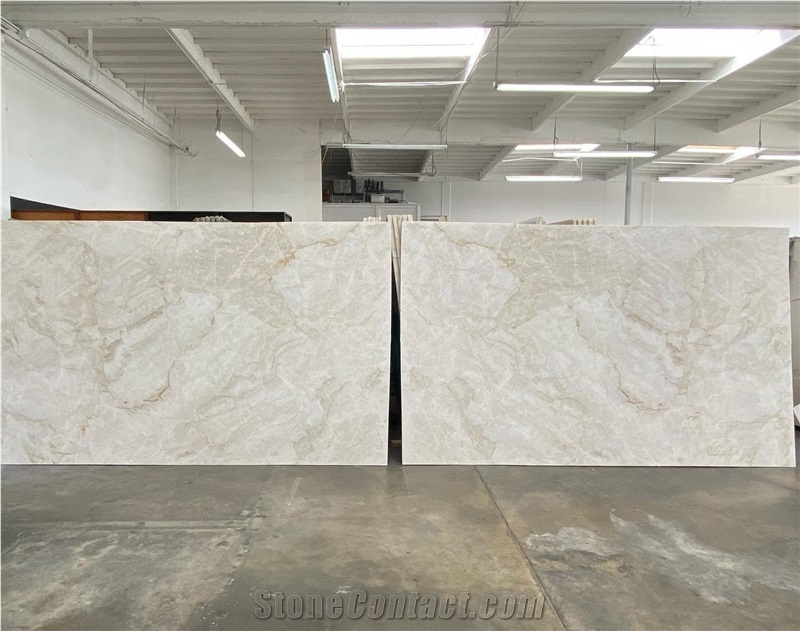 Taj Mahal Quartzite Slabs Polished Natural Stone