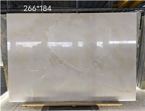 Transparent Background Wall Panel White Onyx Slab Price