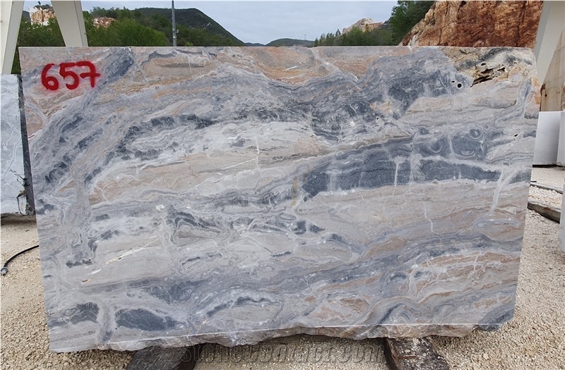 Arabescato Orobico Pink Marble Blocks 657