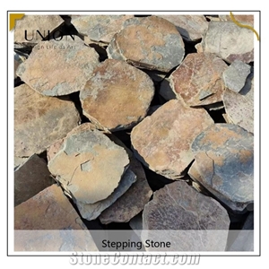 Rusty Decorative Stone Sidewalk Stepping Stone Outdoor Yard