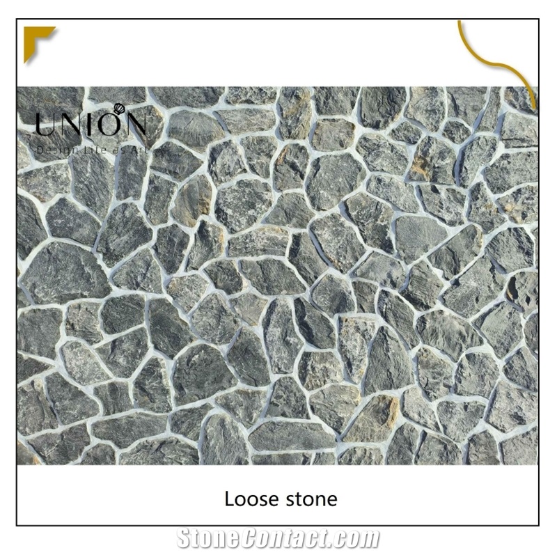 UNION DECO Natural Culture Stone Random Ledge Stone Veneer