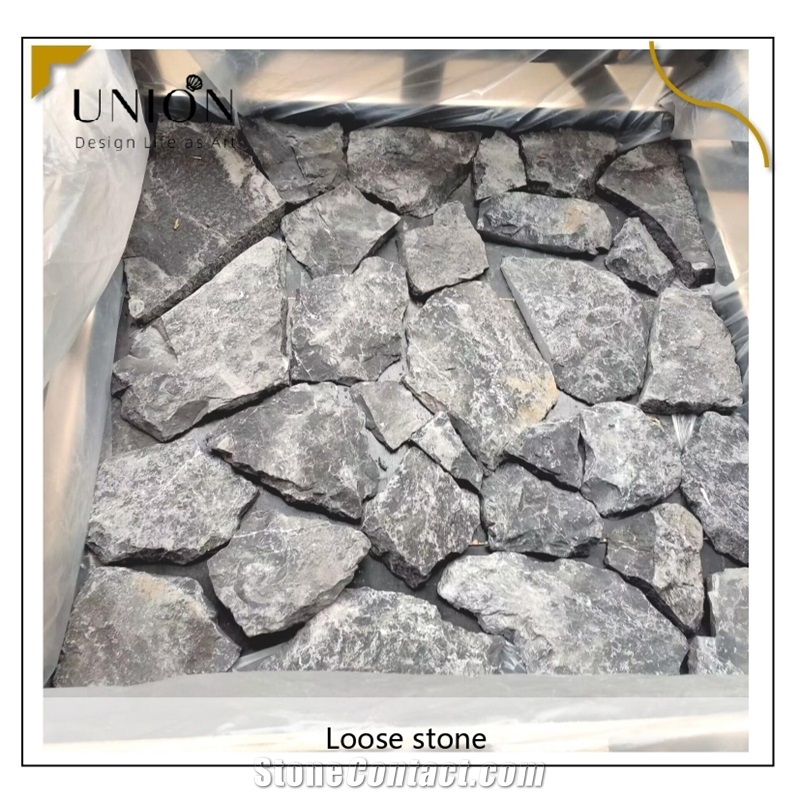 UNION DECO Natural Split Loose Stones Random Wall Cladding