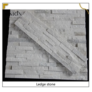 UNION DECO Pure White Quartzite Stone Wall Cladding Panels