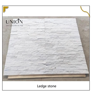 UNION DECO White Quartzite Culture Stone Panel Wall Cladding