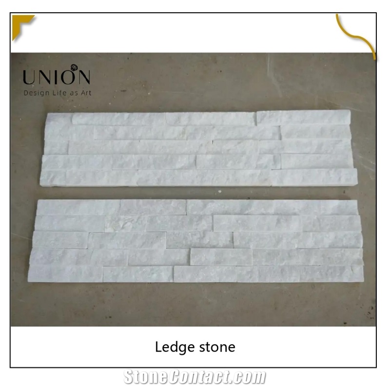 UNION DECO White Quartzite Stone Veneer For Wall Cladding