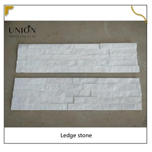 UNION DECO White Quartzite Stone Veneer For Wall Cladding
