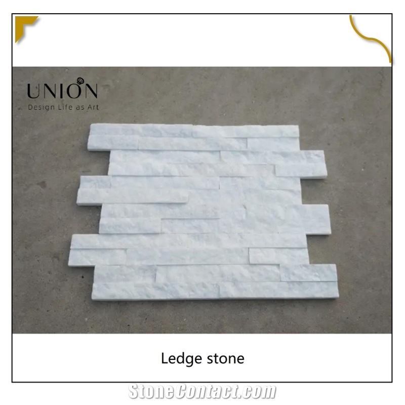 UNION DECO White Quartzite Stone Veneer For Wall Cladding