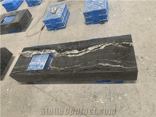 Cosmic Black Granite Countertop