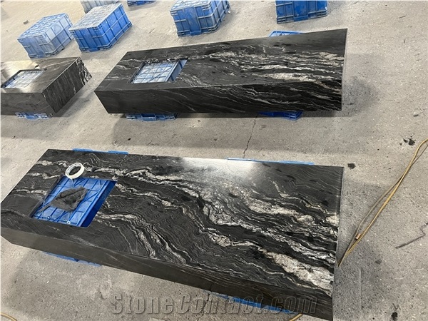 Cosmic Black Granite Countertop