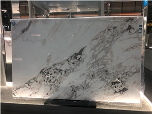 Dover White Marble- Bianco Picasso Marble Slabs
