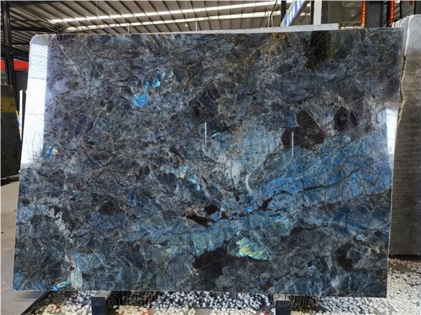 Lemurian Blue Madagascar Blue Granite Slabs
