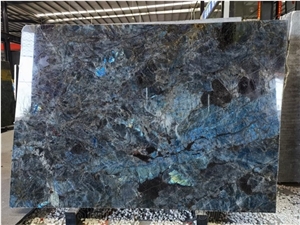 Lemurian Blue Madagascar Blue Granite Slabs