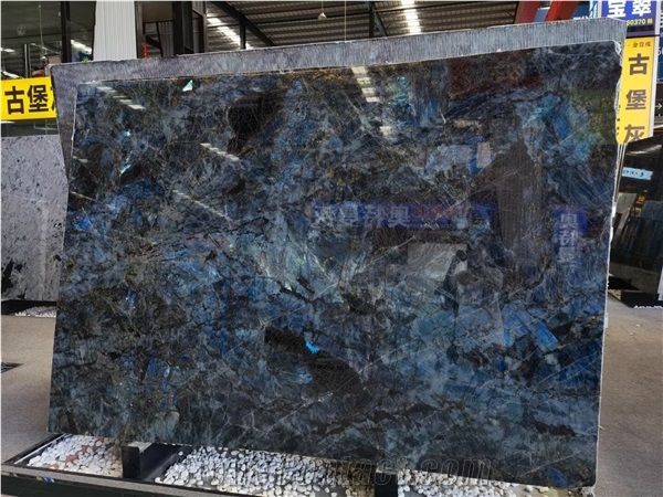 Lemurian Blue Madagascar Blue Granite Slabs