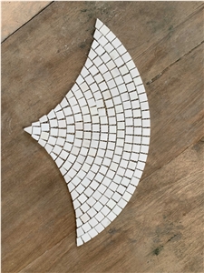 Marble Sector Pattern Mosaic Wall Tiles