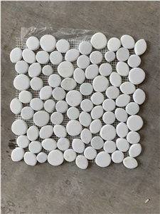 Natural Stone Pebbles Mosaic Wall & Floor Tile Natural Stone Pebbles Mosaic Wall & Floor Tile