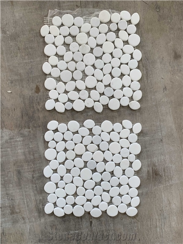 Natural Stone Pebbles Mosaic Wall & Floor Tile