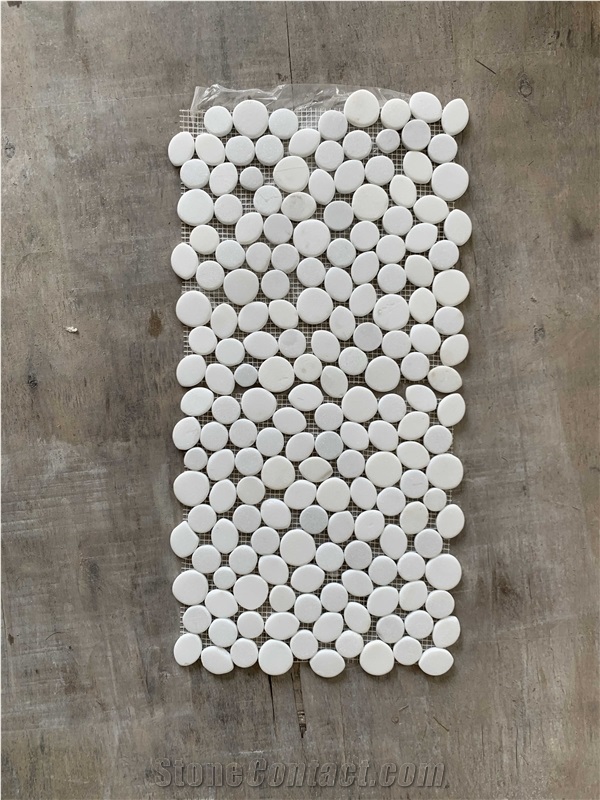 Natural Stone Pebbles Mosaic Wall & Floor Tile