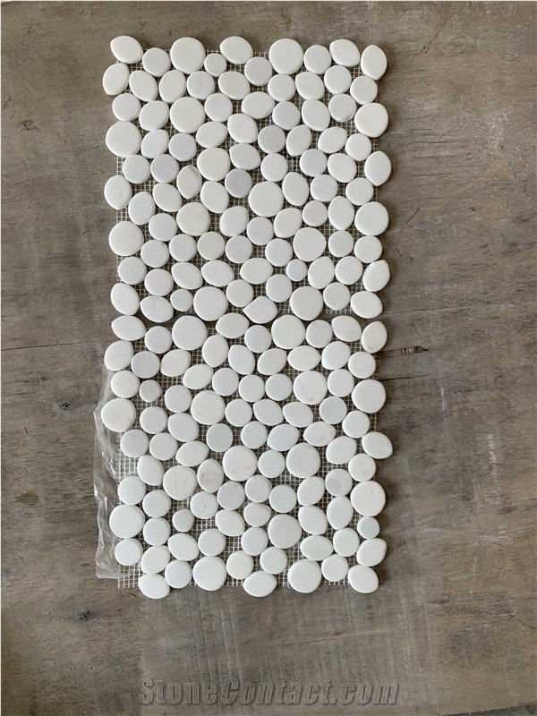 Natural Stone Pebbles Mosaic Wall & Floor Tile
