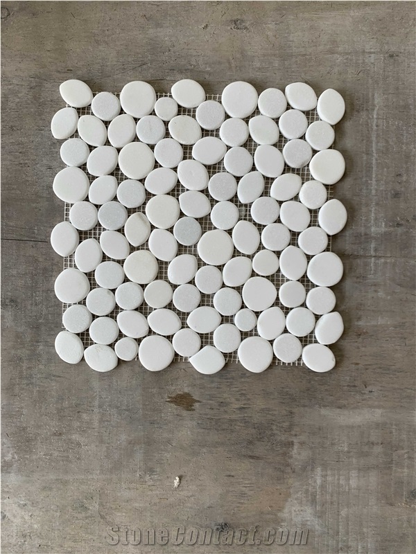 Natural Stone Pebbles Mosaic Wall & Floor Tile