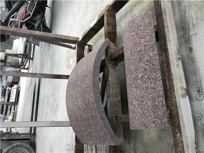 Ruby Red Granite Column Panels