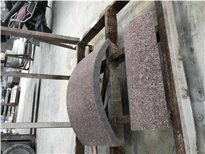 Ruby Red Granite Column Panels