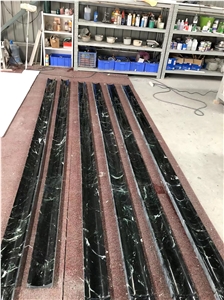 Veria Green Marble Molding&Border