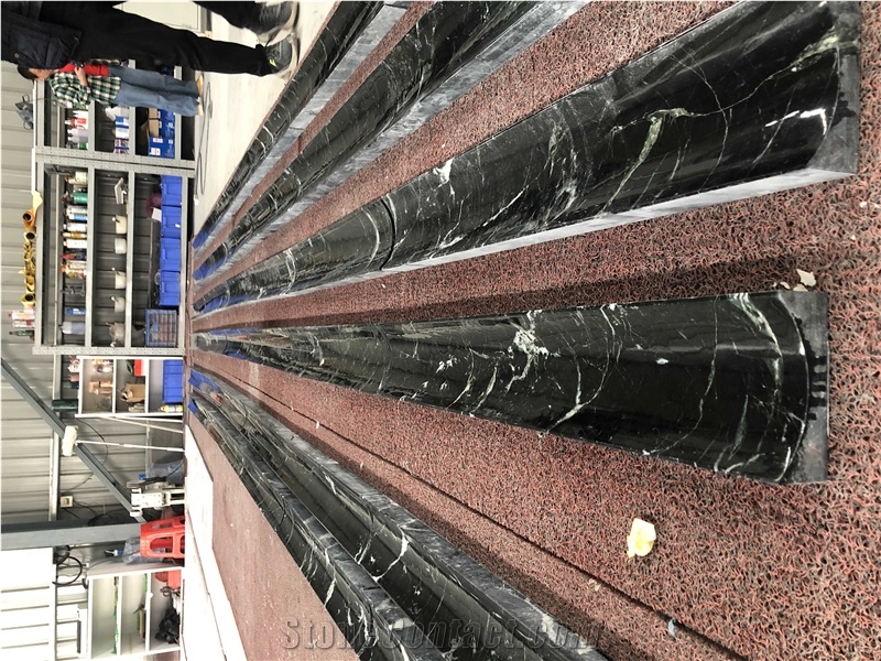 Veria Green Marble Molding&Border