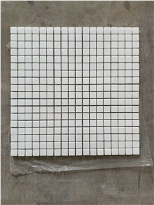 White Marble Grid Mosaic Wall & Floor Tile
