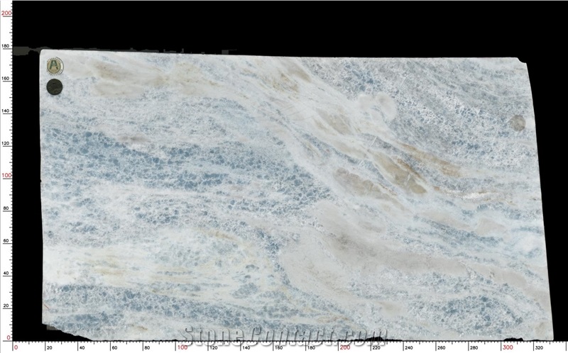 Garda Crystal Blue Marble Slab