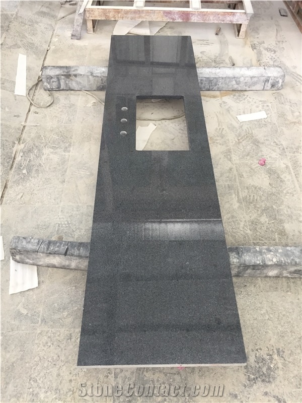 G654 Dark Grey Granite Kitchen Countertop