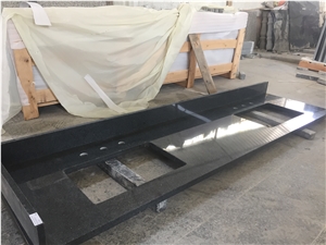 G654 Dark Grey Granite Kitchen Countertop