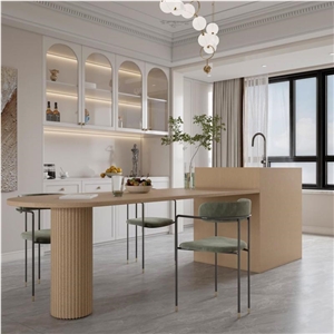 RD015 Orange-Yellow Stripe Artificial Travertine Wall Decor